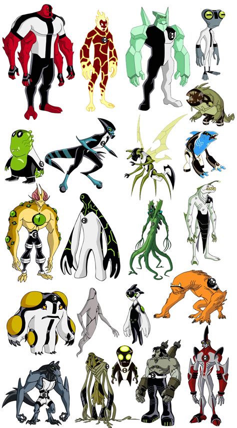 ben 10 monster aliens|all ben 10 original aliens.